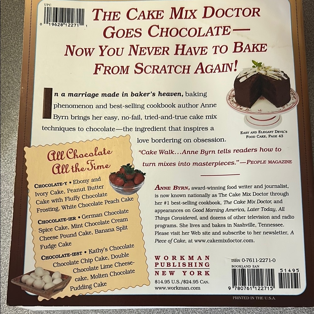 Chocolate Cake Doctor Cookbook - Picture 2 of 6